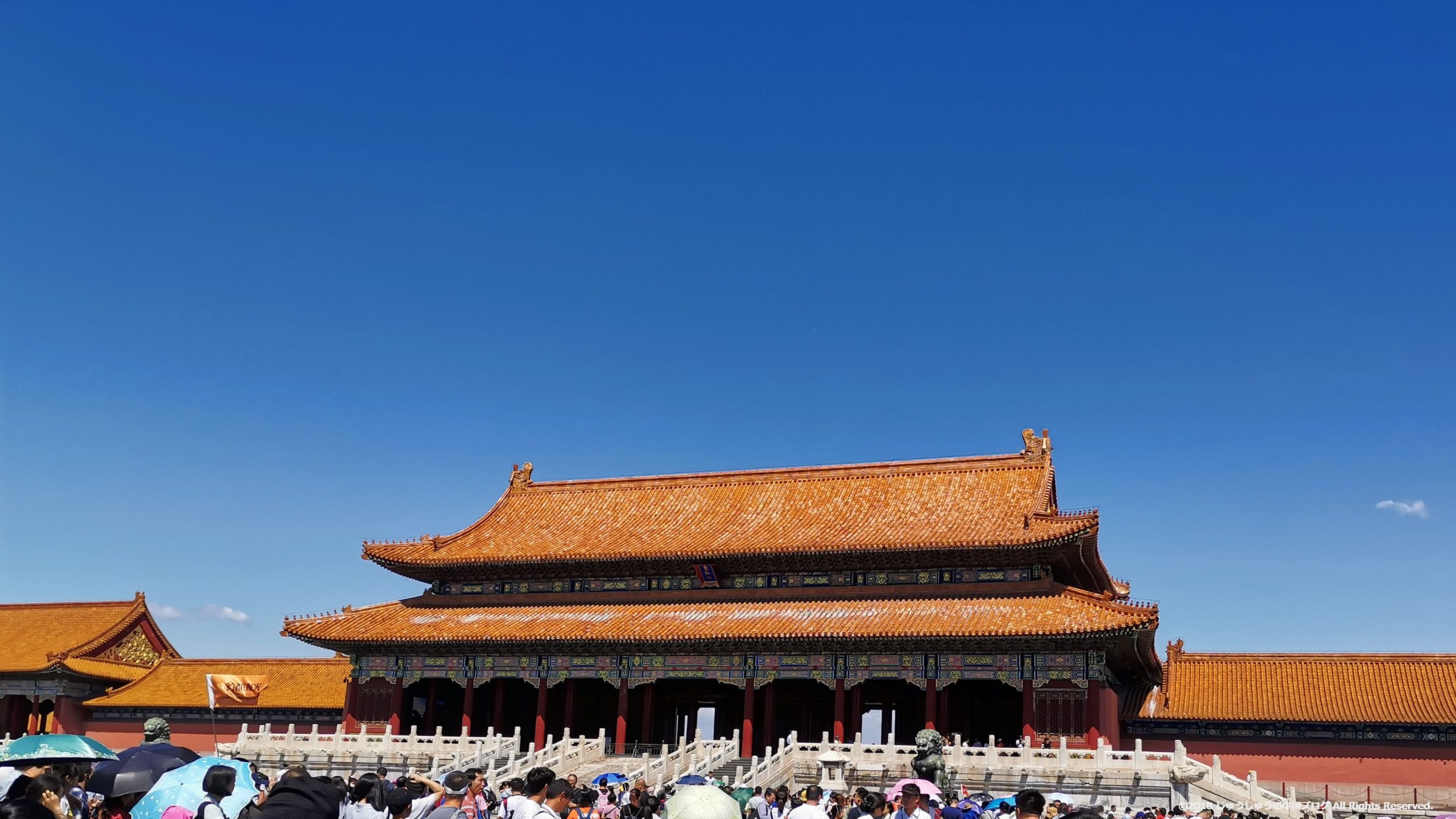 北京の故宮の太和殿
