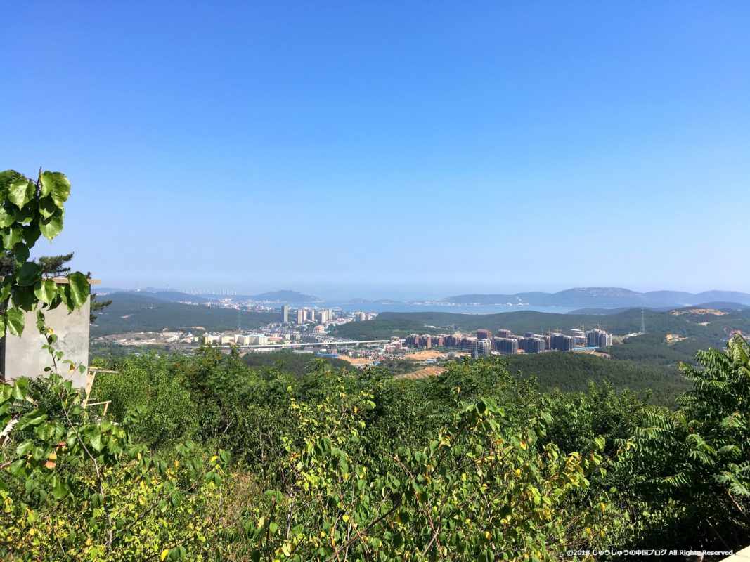 旅順203高地から見た旅順港