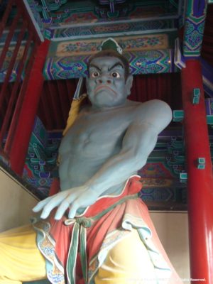 少林寺天皇殿の金剛像その１