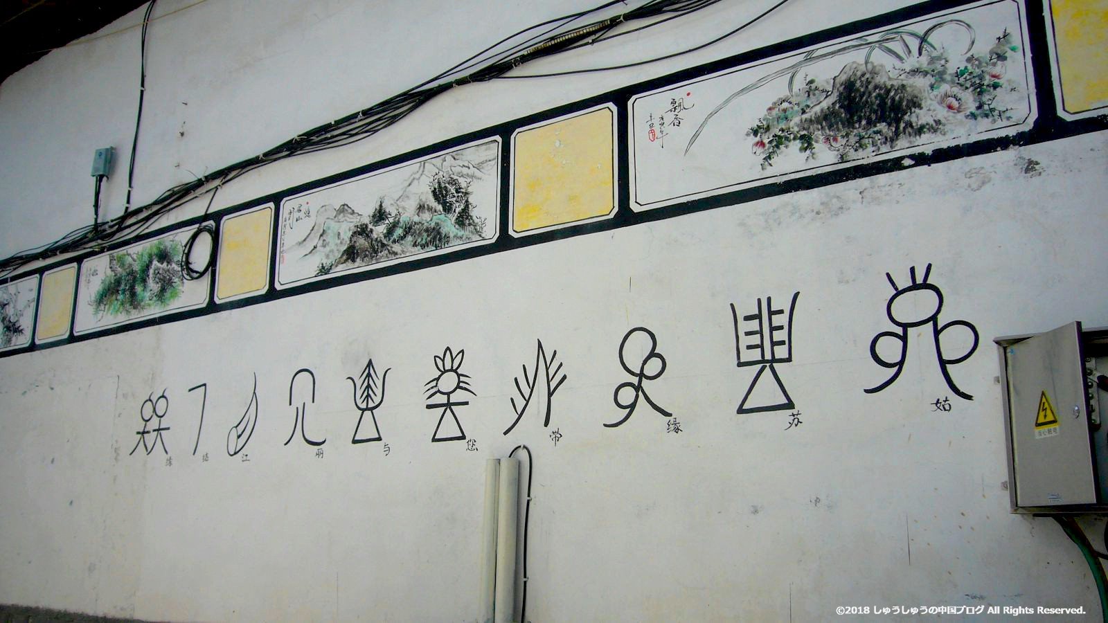 麗江の東巴文字