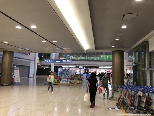 ソウル仁川国際空港の第１ターミナル３Fフロア