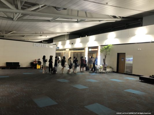 ソウル仁川国際空港４Fの長蛇の列