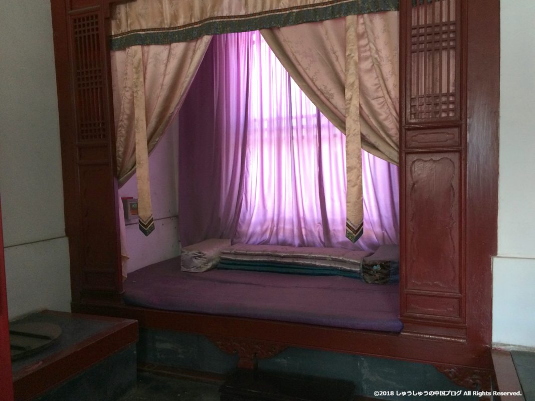 瀋陽 故宮の寝室その１