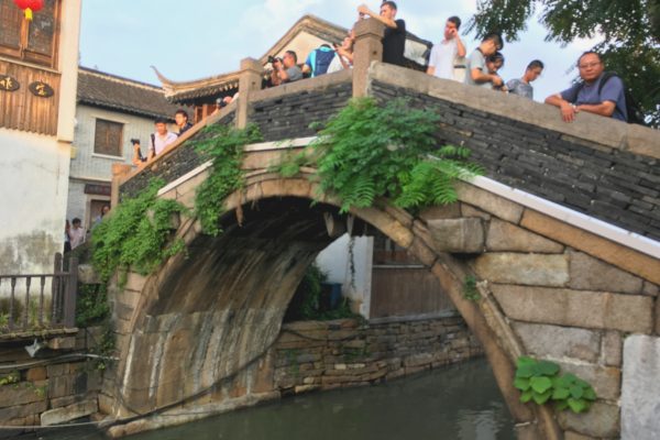 蘇州の山塘の運河にかかる橋
